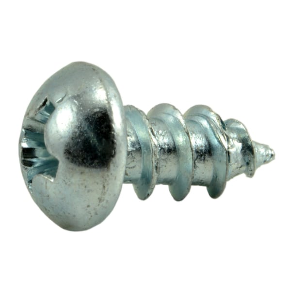 Midwest Fastener Sheet Metal Screw, #8 x 3/8 in, Zinc Plated Steel Round Head Phillips Drive, 60 PK 62023 - main
